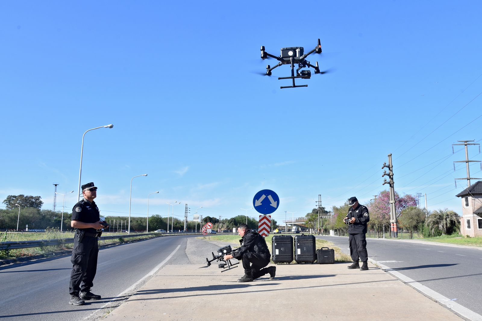 Desde el aire también: Utilizarán drones para controlar el tránsito en Circunvalación